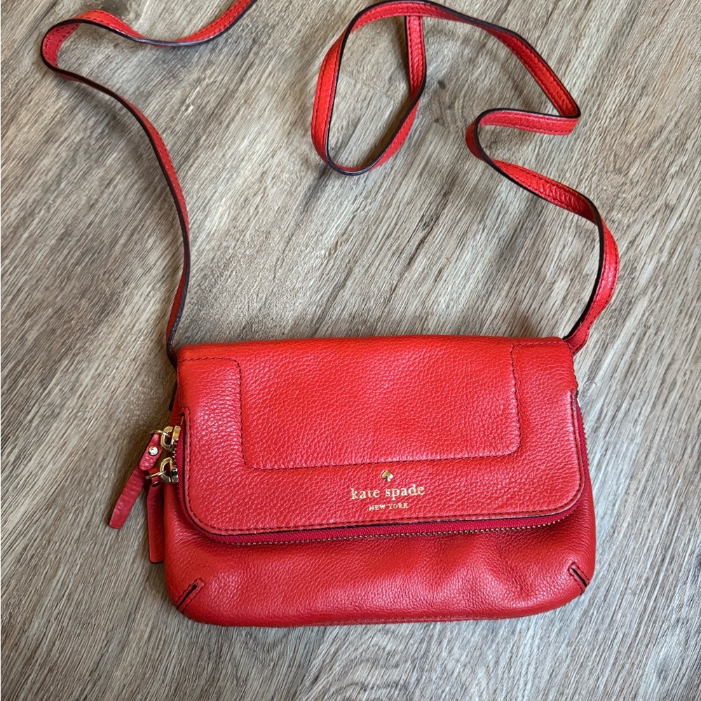 Kate Spade Red Crossbody Bag